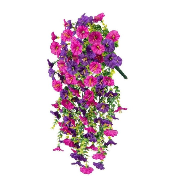 Guirlande De Fleurs Artificielles En Suspension Avec Fleurs Denses
