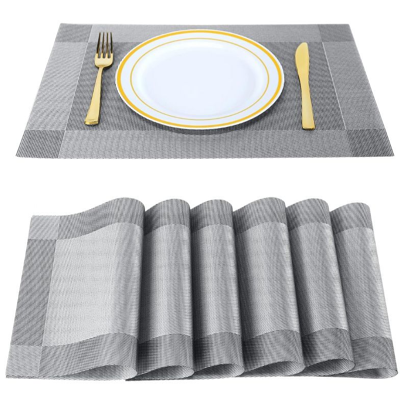 Set De Table Vinyle Chic Lot de 6 Pièces