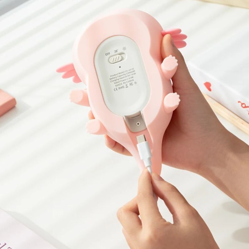 Veilleuses Axolotl En Silicone Avec Design Mignon