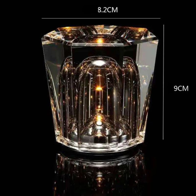 Éclairages De Table LED Avec Effet Diamant