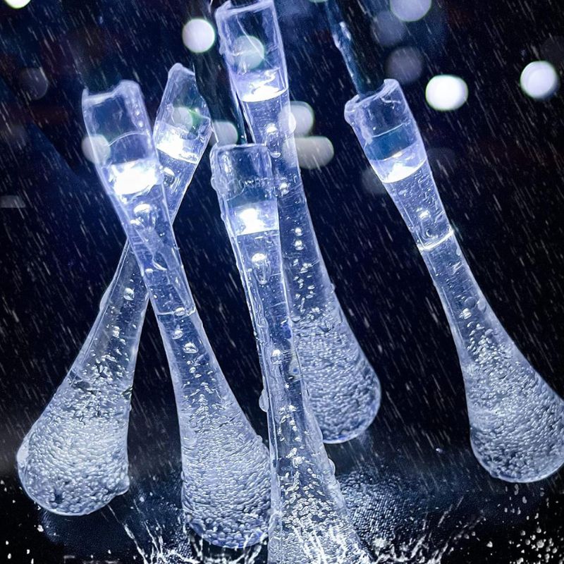 Guirlandes Solaires LED Goutte d’Eau