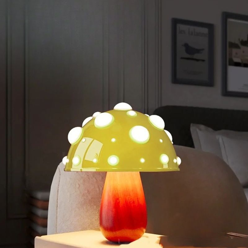 Lampe Champignon Egmont Toys À Pois Blancs