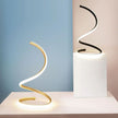 Lampe De Table LED Design Moderne En Spirale