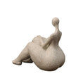 Sculpture Femme Assise En Design Moderne