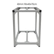Support Terrarium Rectangulaire En Cadre Aluminium