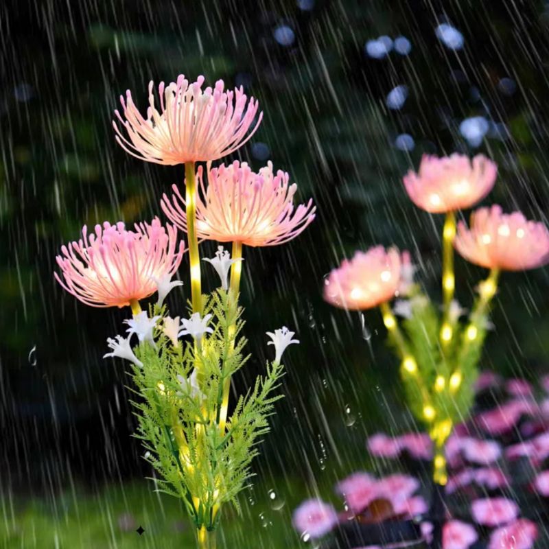 Éclairages Solaires de Jardin en Forme de Fleurs