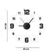 Grande Horloge Murale Autocollante Design