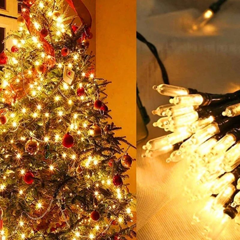 Guirlandes Pour Arbres De Noël LED À Piles