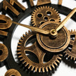 Horloge Ancienne Design Mécanique Style Atelier
