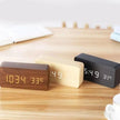 Horloge En Bois Numérique Avec Écran LED