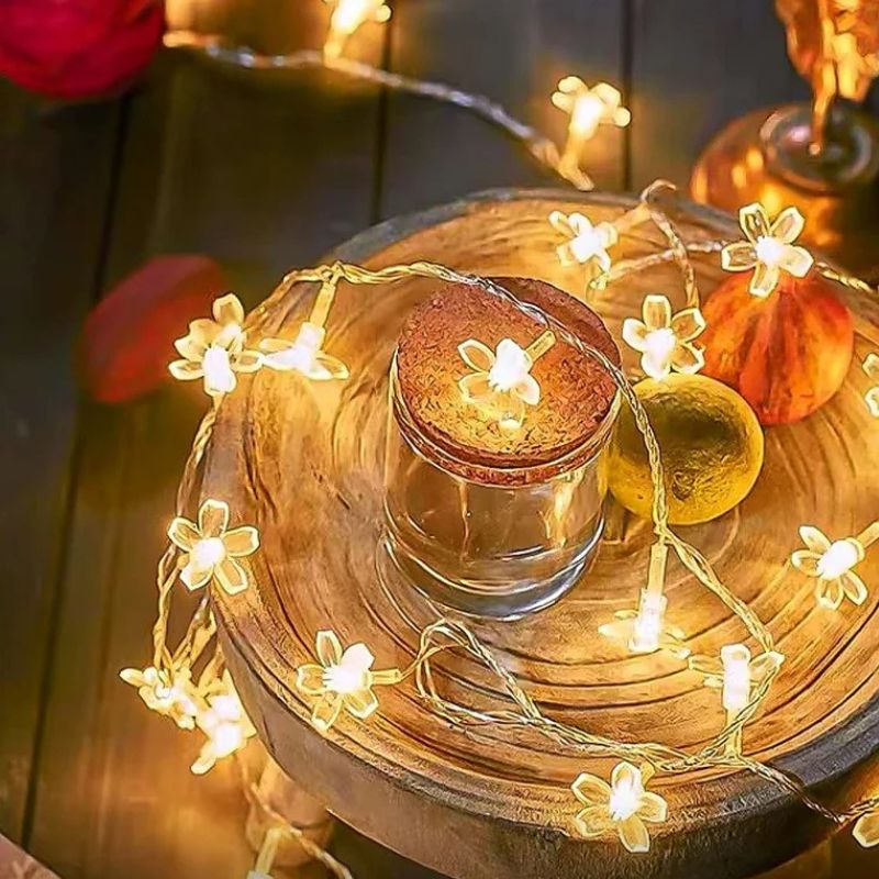 Guirlandes d’Intérieur Fleurs Lumineuses LED