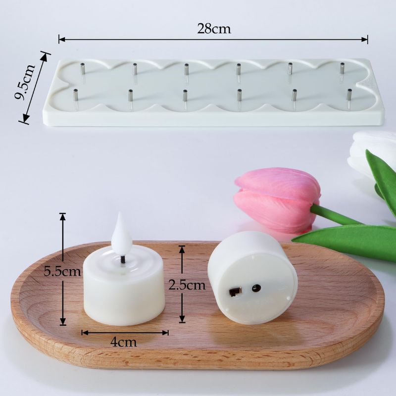 Bougie LED Lumière Chaleureuse