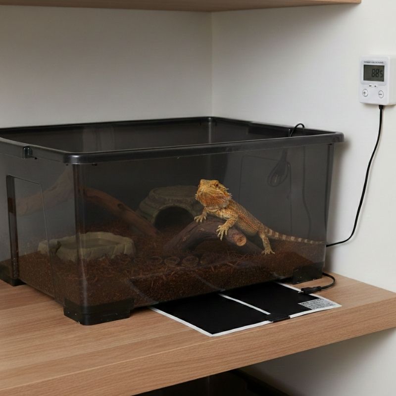 Tapis Chauffant Terrarium Avec Contrôle De Température Réglable