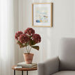 Fleur Artificielle Marron Hortensia Aspect Naturel