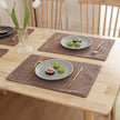 Set De Table En Lin Lavable Et Antidérapant