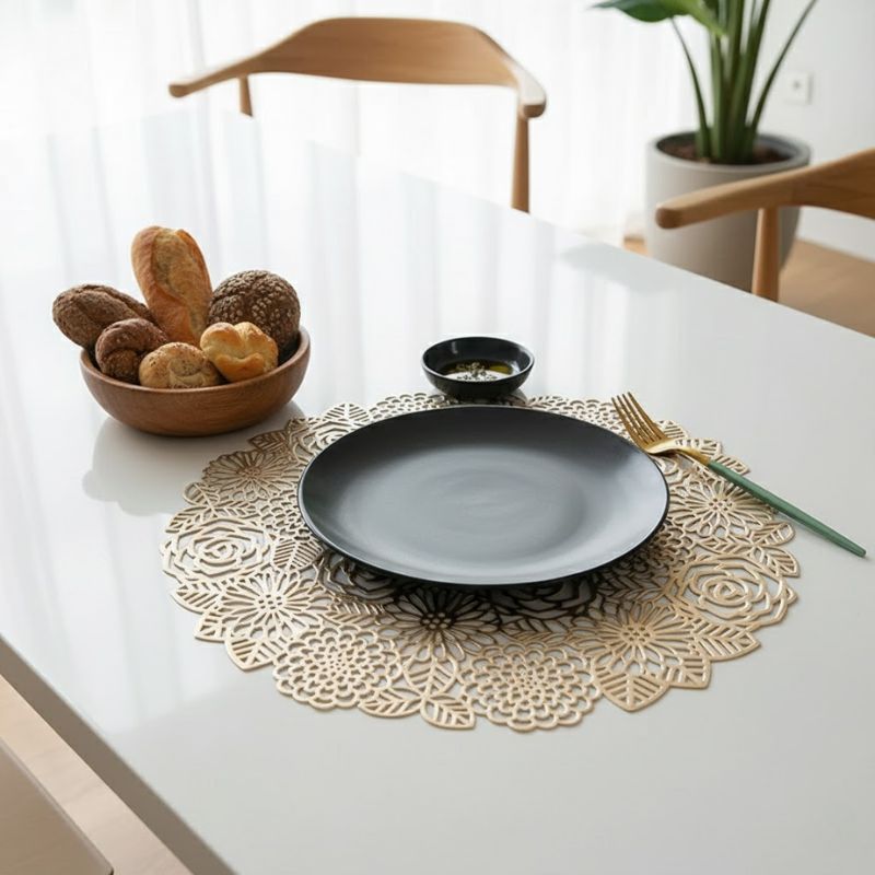 Set De Table Vinyle Design Floral