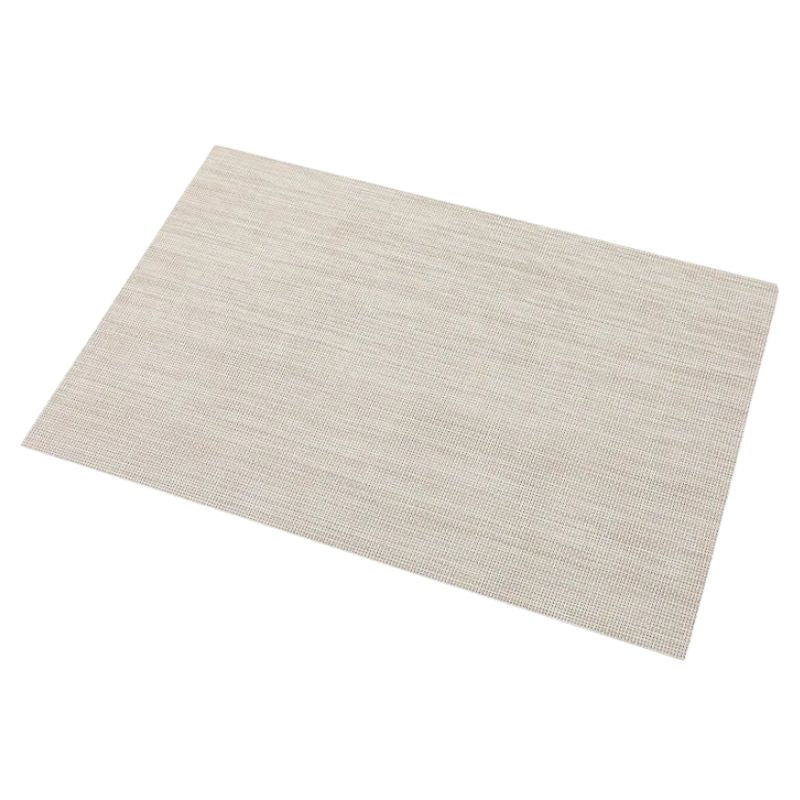 Set De Table Vinyle Rectangulaire Tissé Lavable Et Résistant 4 Pièces