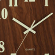 Horloge En Bois Murale Avec Effet Lumineux