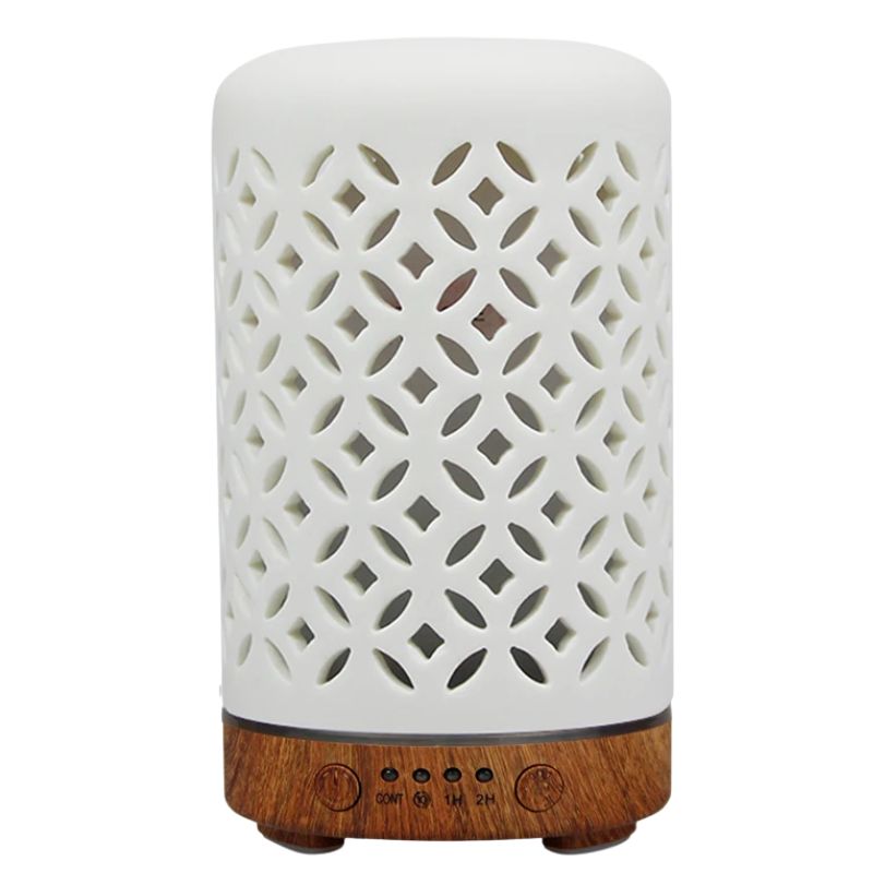 Diffuseur D’Huiles Essentielles Design En Céramique Lumineux Relaxant