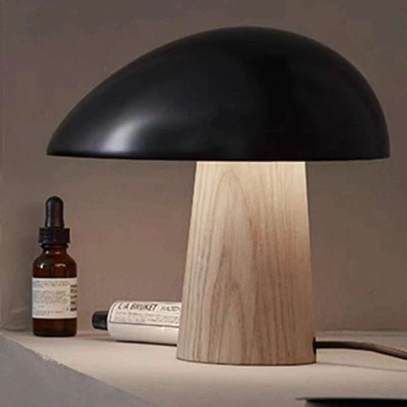 Lampe Champignon Design Scandinave Avec Abat Jour Créatif