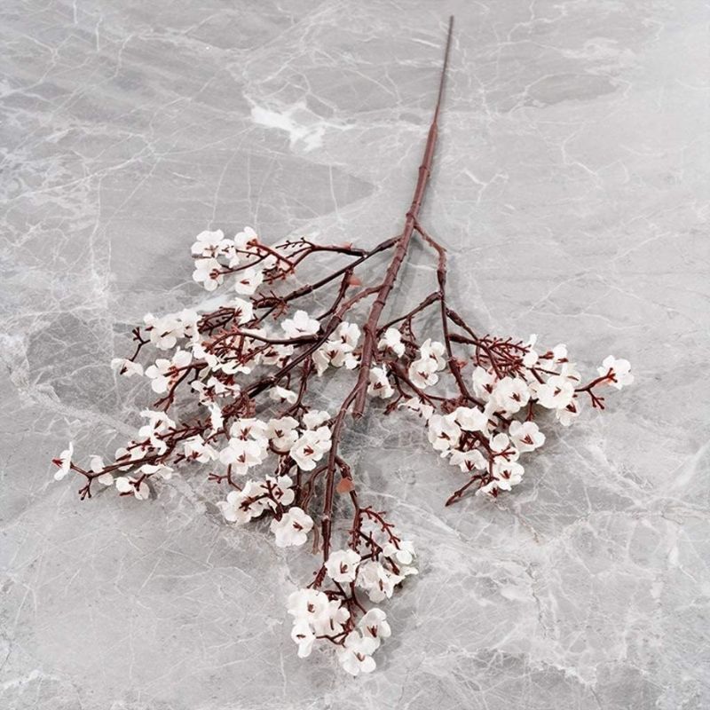 Fleur Artificielle Blanc Gypsophile En Branche Fine