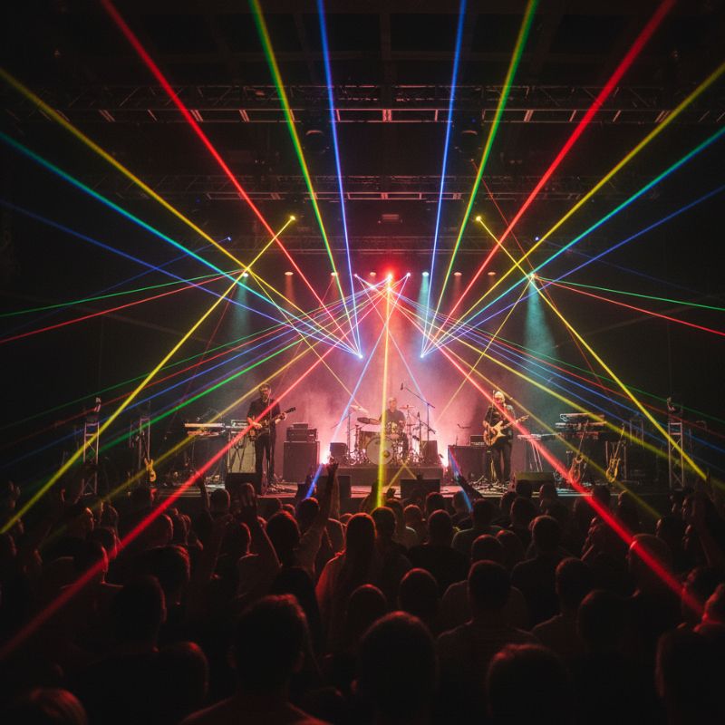 Éclairage de Salle LED Professionnel 48W à Faisceau Mobile