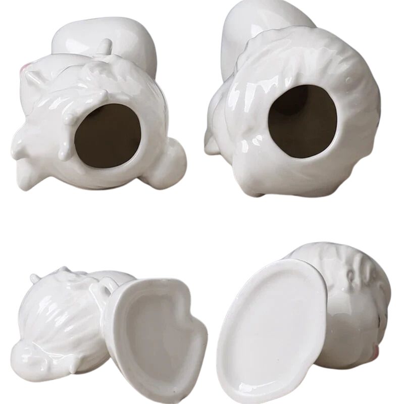 Vase Tête Baiser Romantique