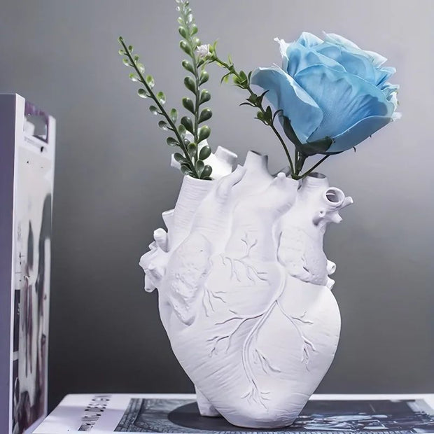 Vase Cœur Humain en Céramique