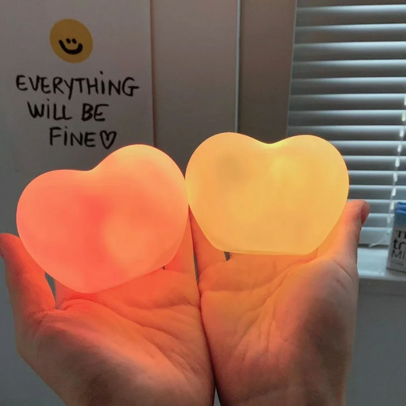 Cœurs Lumineux LED Romantiques Avec Design 3D