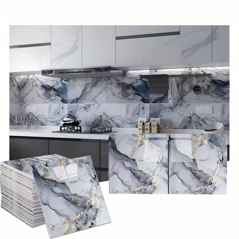 Panneau Mural PVC Décor Marbre Contemporain