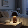 Lampe Champignon Tactile Moderne En Bois
