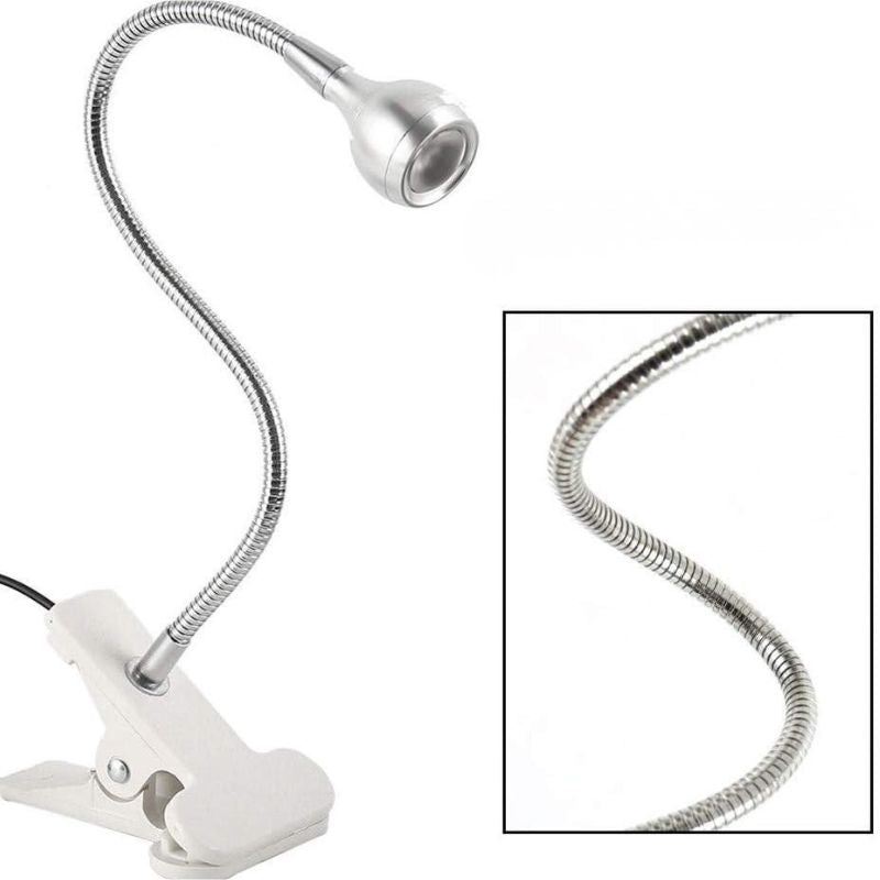 Lampe De Table Flexible USB Avec Pince