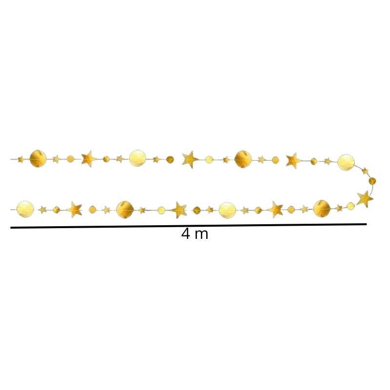 Décoration de Fête Guirlande Métallique