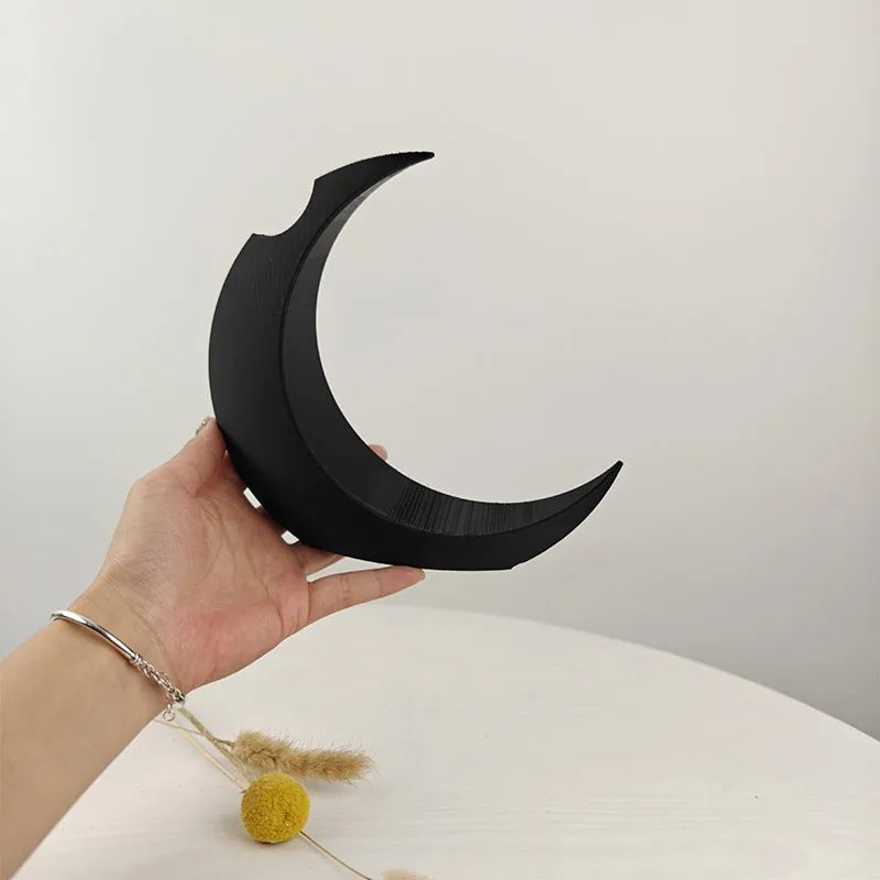 Vase en Forme de Lune pour Fleurs Sechées