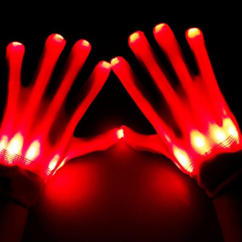 Gants Lumineux LED Avec Effet Clignotant