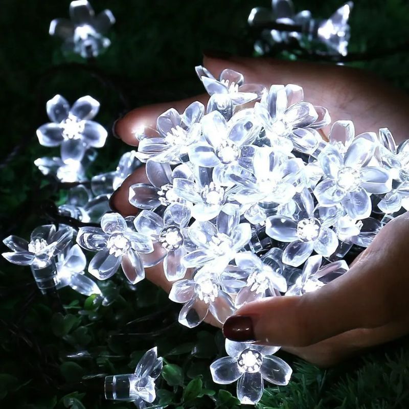 Guirlandes Solaires LED Fleurs Lumineuses