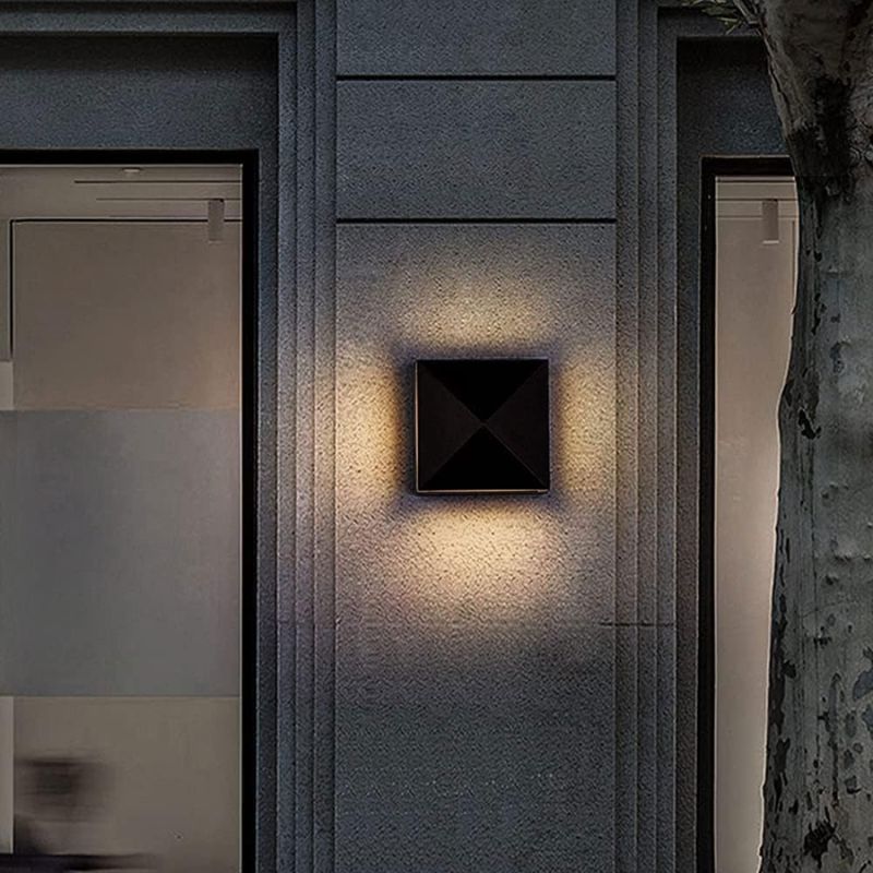 Applique Murale Extérieur À Éclairage Doux Et Uniforme