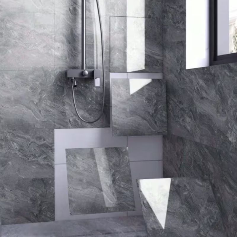 Panneau Mural PVC Effet Marbre Gris