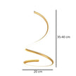 Lampe De Table LED Design Moderne En Spirale