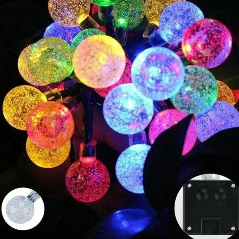 Guirlandes Guinguette Solaire en Cristal