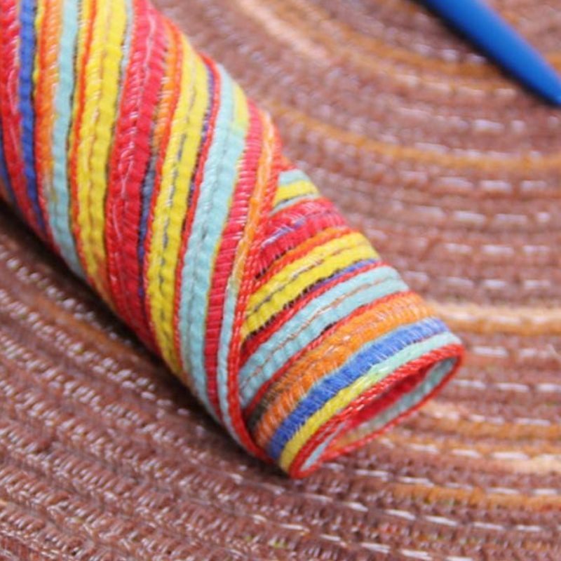 Set De Table Vinyle Rond Moderne Durable Et Facile À Nettoyer