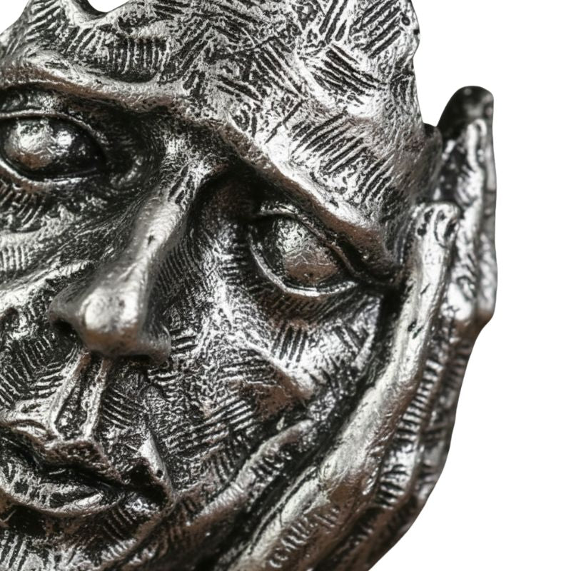 Sculpture Visage Décorative En Style Art Moderne Expressif