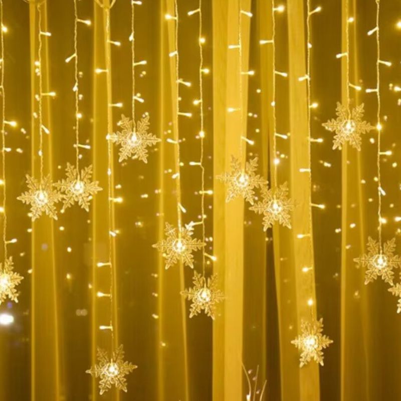 Guirlande LED Flocon de Neige Lumineuse