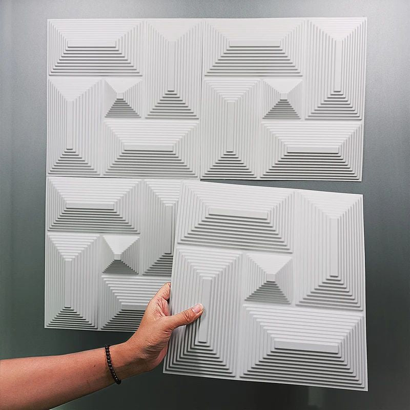 Panneau Mural Décoratif Avec Relief Moderne 10 Pièces