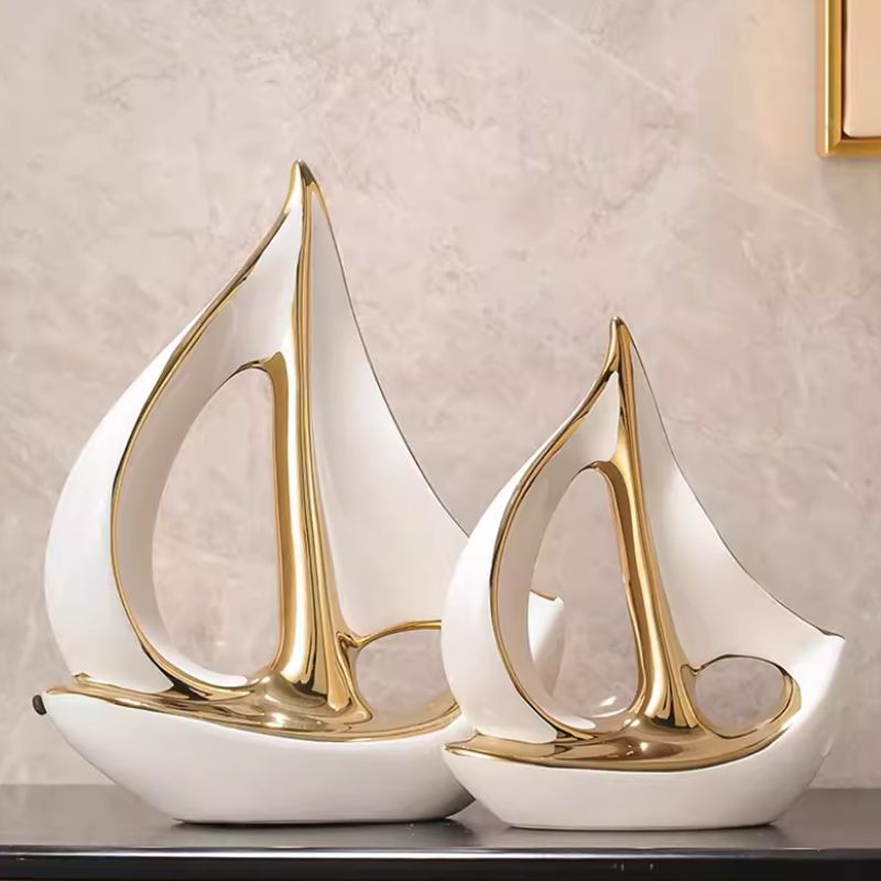 Sculpture Moderne Objet Déco Marin Raffiné