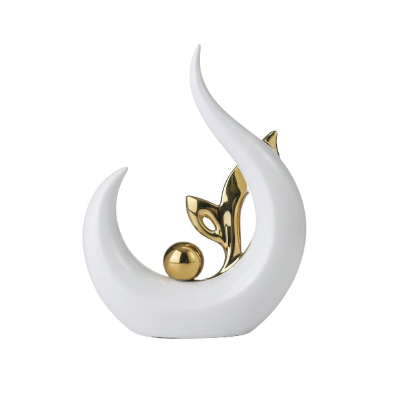 Sculpture Moderne Forme Abstraite Élégante