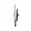 Horloge Murale en Bois au Design Lunaire