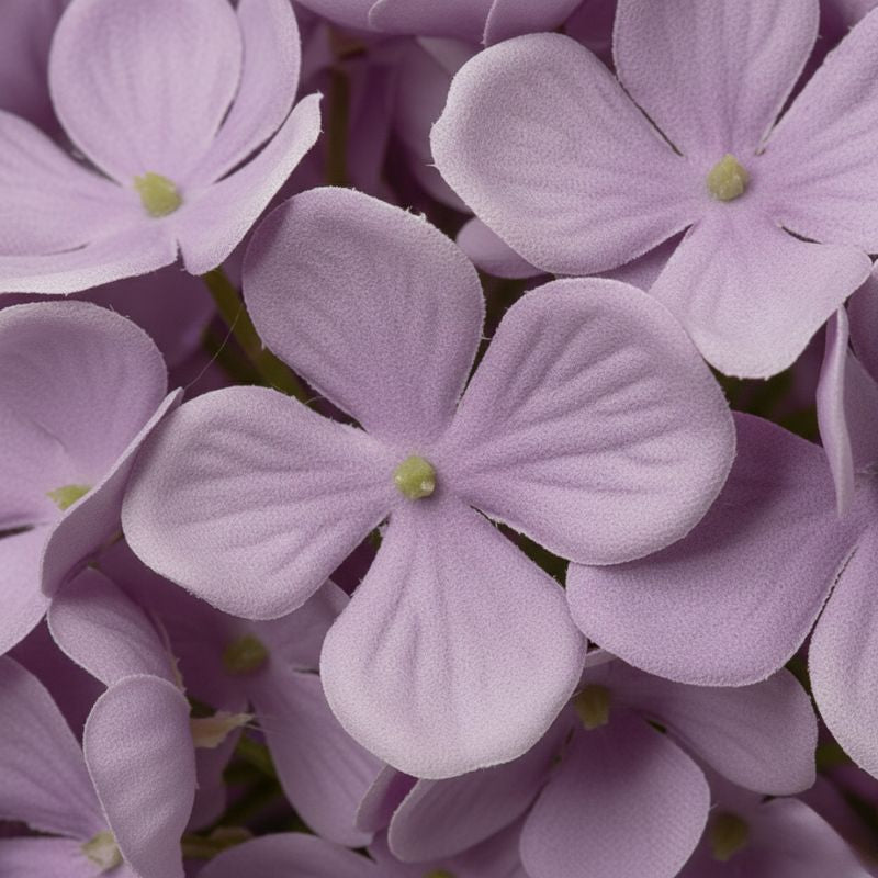 Fleur Artificielle Violet En Bouquet Hortensia