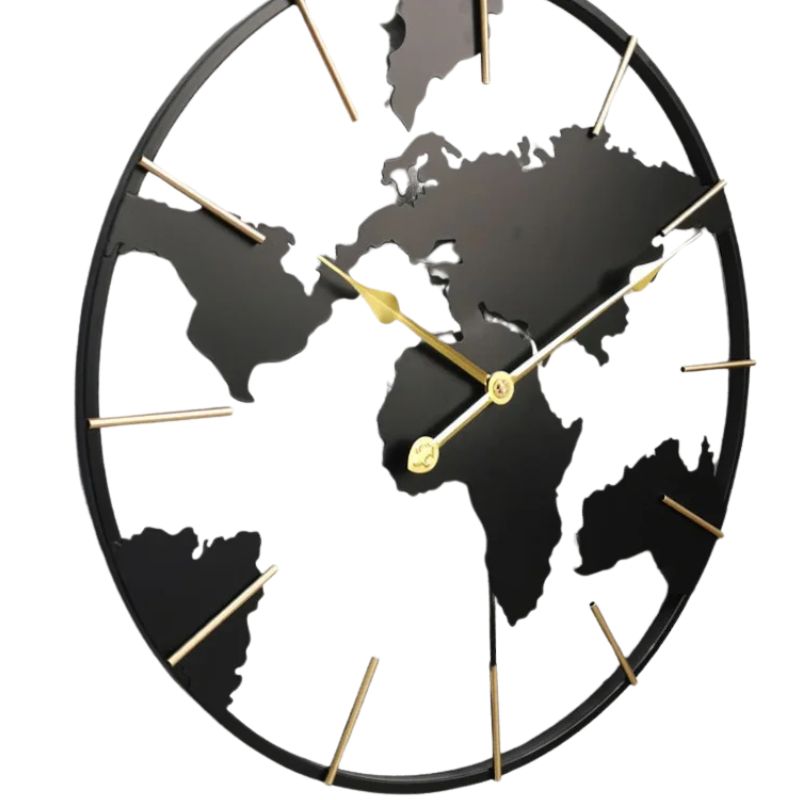 Horloge Monde Décorative En Style Contemporain