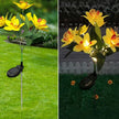 Éclairages Solaires de Jardin Design Orchidées Lumineuses